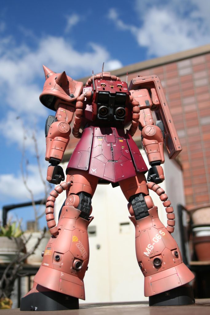 天日で撮ると実機感増しますね