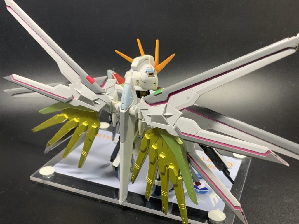 バックショット。やはりストフリ系は派手だなぁ……