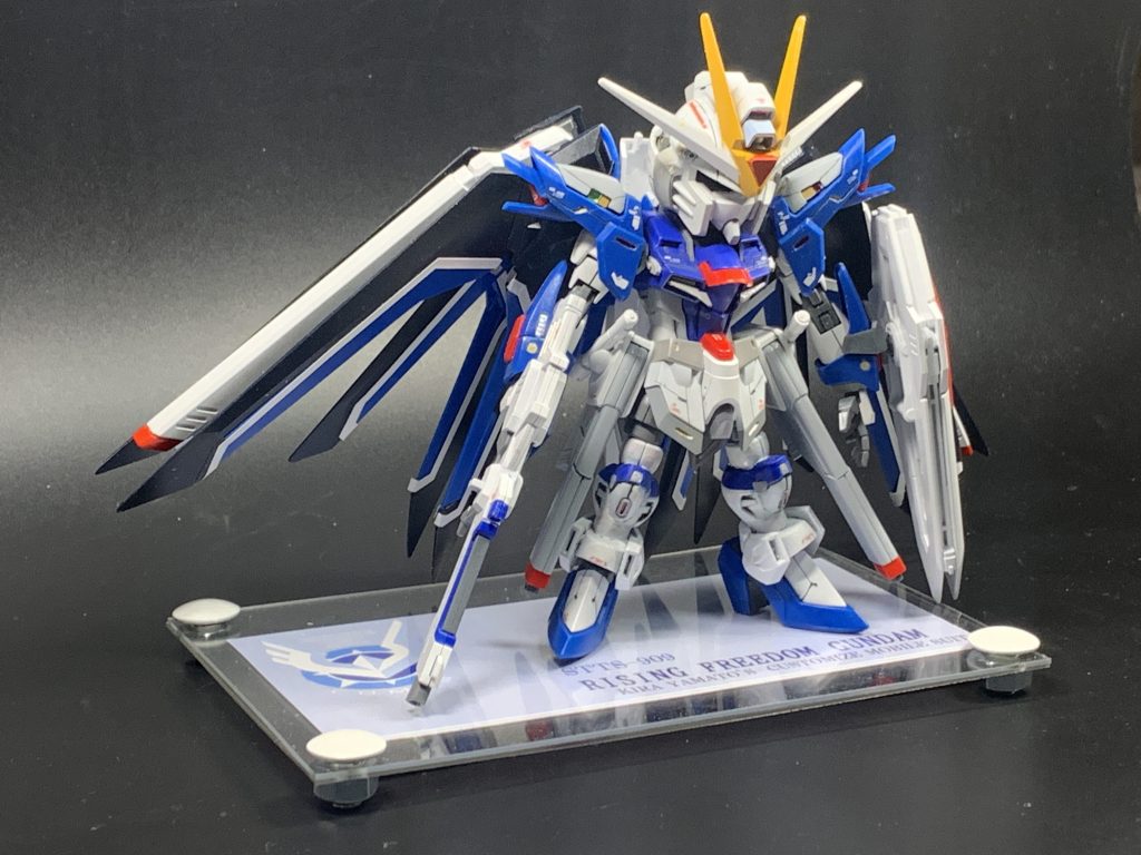 腕部や脚部などは稼働域が狭いためポージングはせずに固定姿勢での写真撮影となりました。(zaku-kao4)