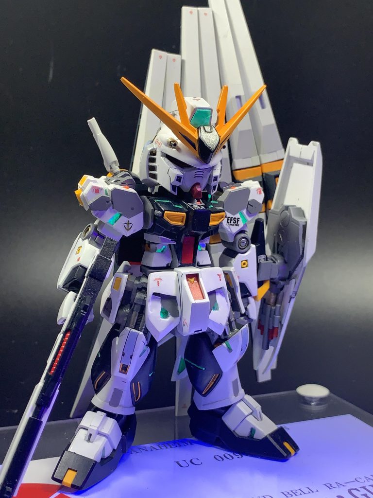 最近個人的にSDの制作にハマっています。第一弾としてやはり大好きなνガンダムを投稿しました。(zaku-kao6)