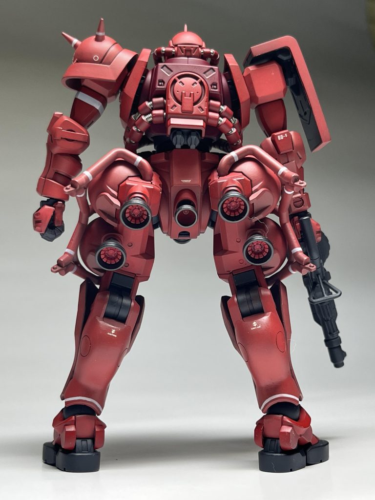 ふくらはぎは設定画通り合わせ目を消しました。