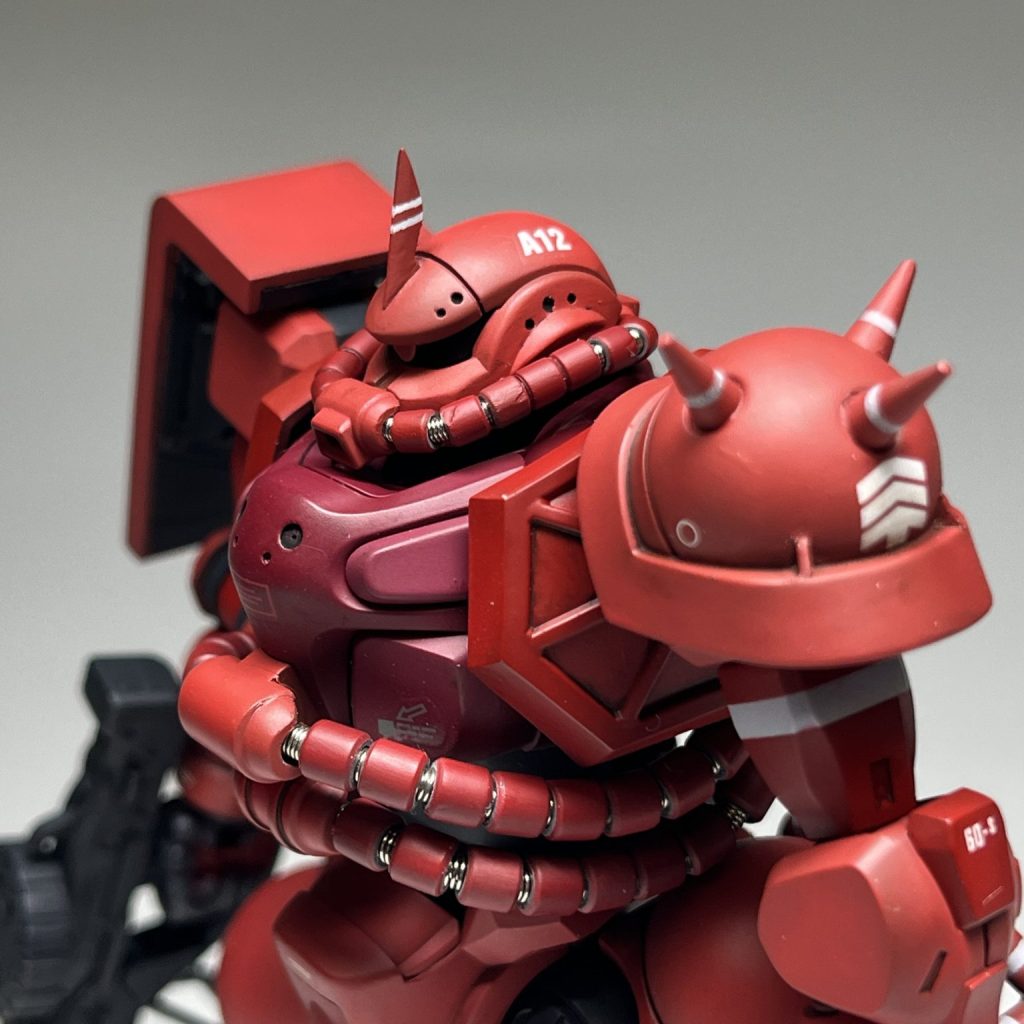 シャア専用ザク｜tako-yamaさんのガンプラ作品｜GUNSTA（ガンスタ）