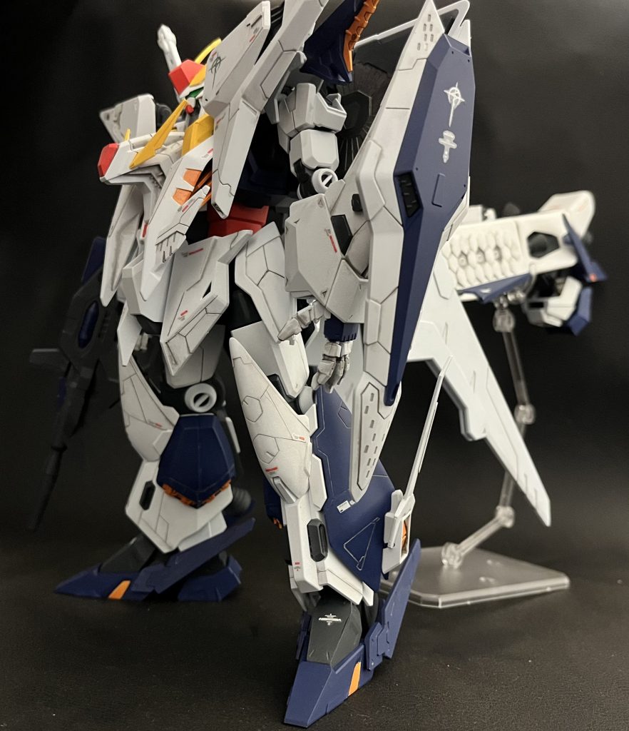 ペーネロペーよりミサイル足りんぞ！ボリュームつけたいぞで作りましたがデカくて置き場所困ります🤩肩もビームキャノンと通常で2つ作りました。