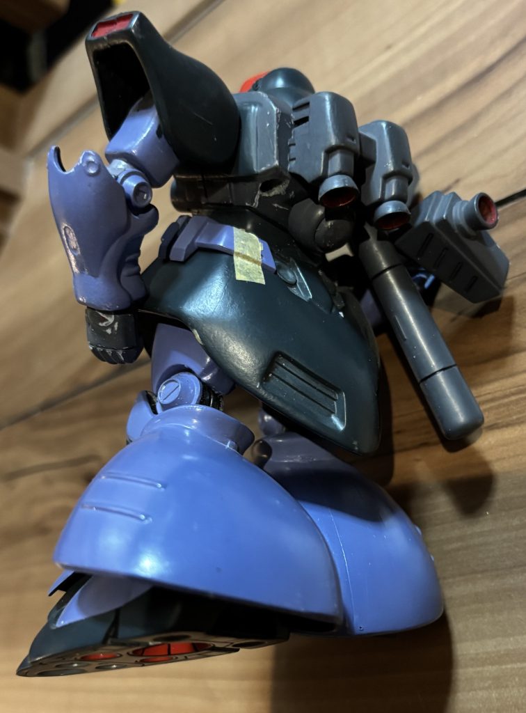 リックドム ツヴァイ　素組み　（人生初完成品 既に小破）–4枚目/制作者：あれっくす