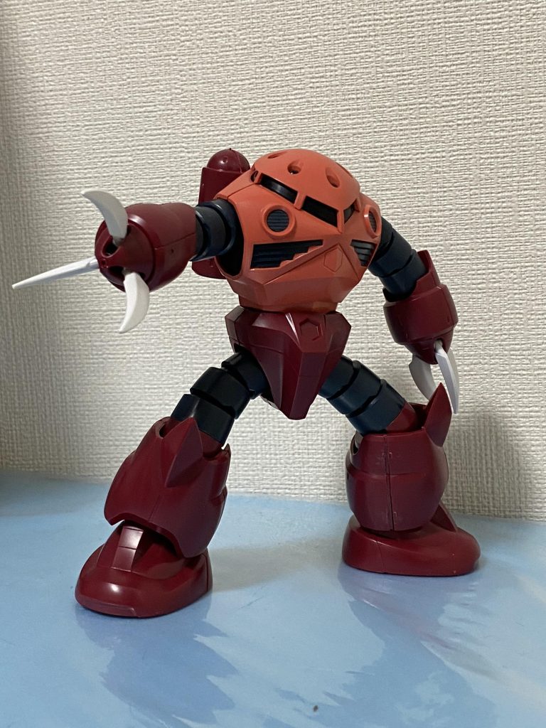 仮組み 関節が若干緩めでポージングが決まり難くはありますが、作りやすくて良いキットでした。