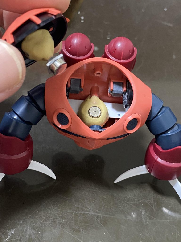 合わせ目消し&コックピットの工作