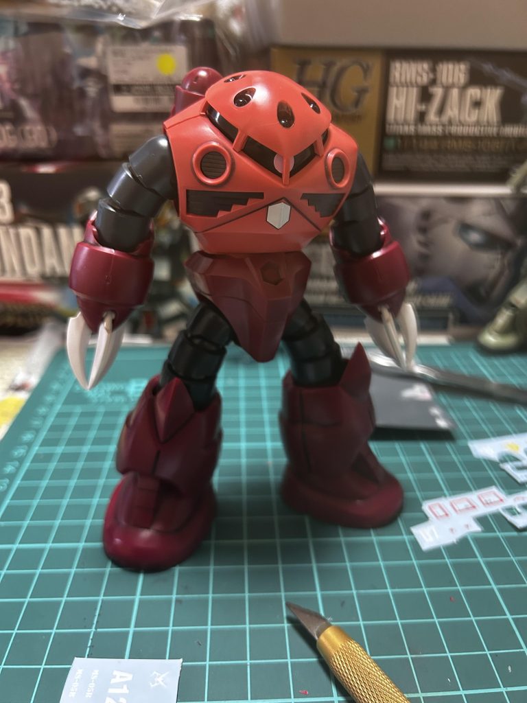 素組み+スミ入れ状態ですこれだけでも決まりますね