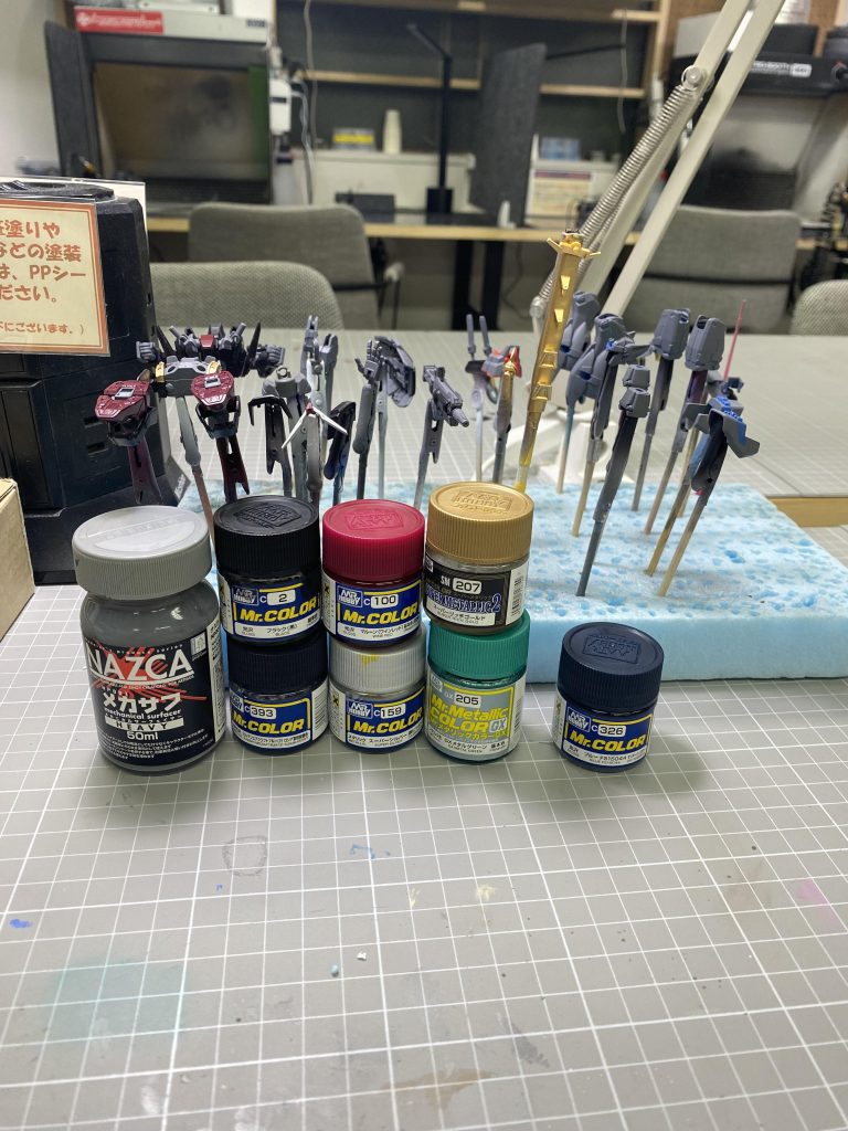 使用塗料参照その1