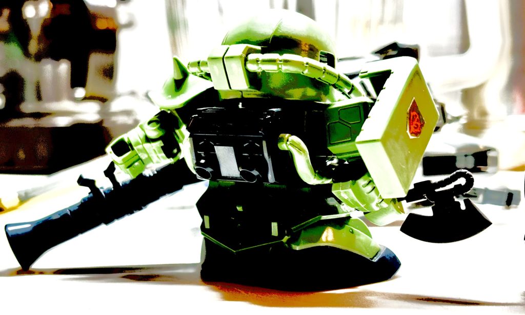 ザクII  達　素組み