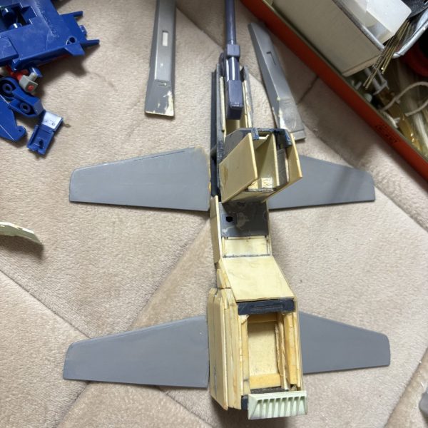 ブイガン放映時 の お熱で 制作途中（複数体制作していた） ホワイトアーク の供養画像 です🥹 再燃するかは分かりません！（1枚目）
