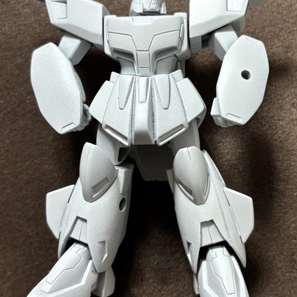 スジボリ（計7時間費やし）白サフ吹き　とりあえず スジボリ クリア出来てるので安堵😅（3枚目）