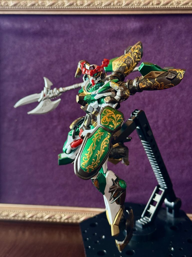 ぜひ、騎士ガンダム愛全開の実機をご覧になっていただければ幸いです。