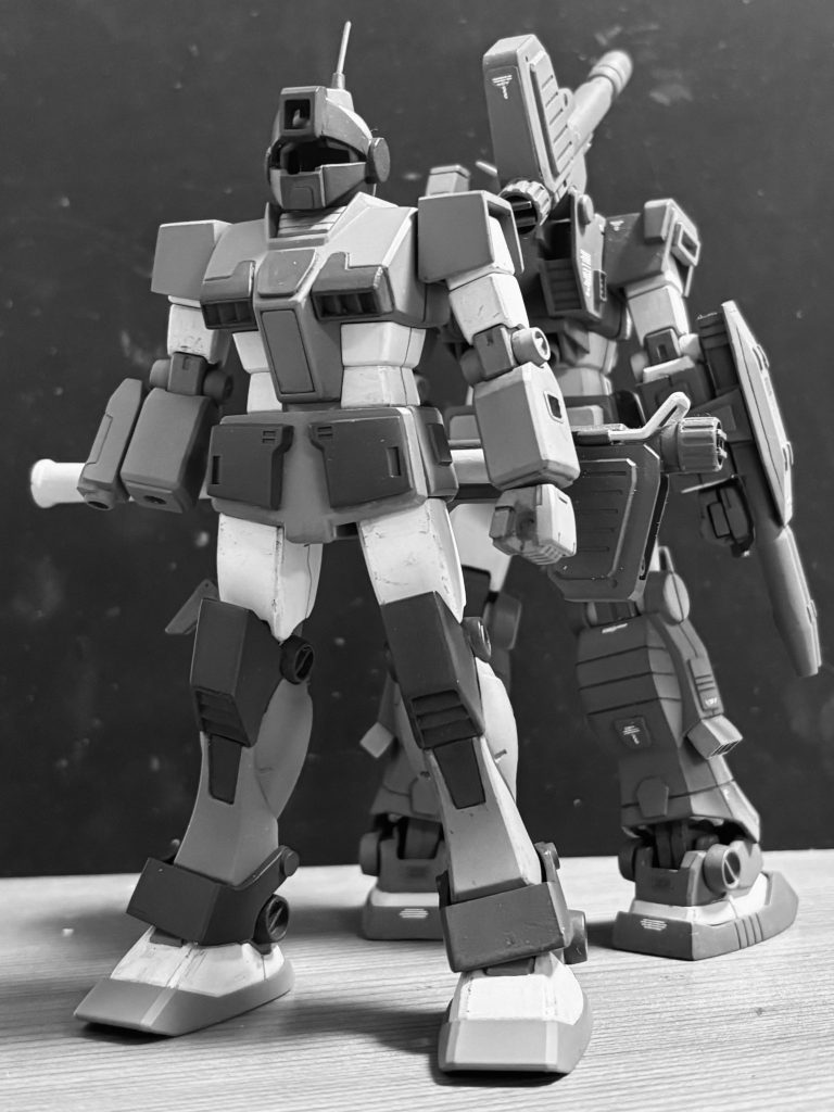 作品名：順調順調🎵<p>ジムスナイパーカスタムのリペイント🖌️も順調に😊 あとは仕上げとデカール貼り👍</p>
