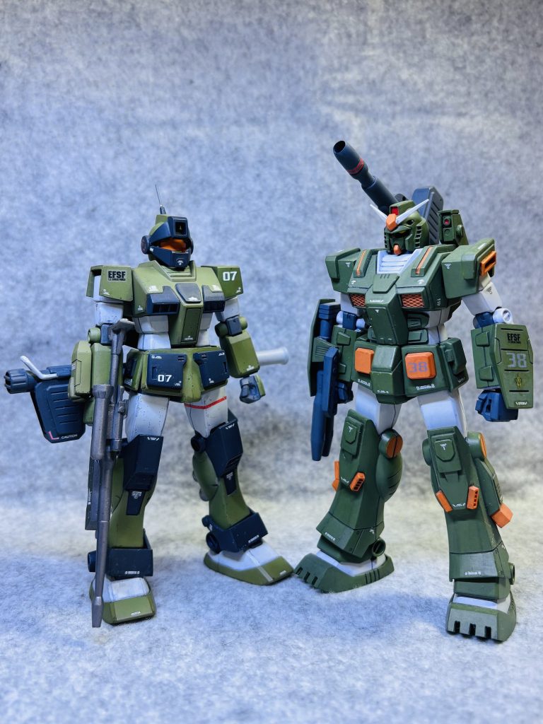 フルアーマーガンダムと📷このM.A.V.お気に入りです😍😍ご覧いただきありがとうございました🙇‍♂️