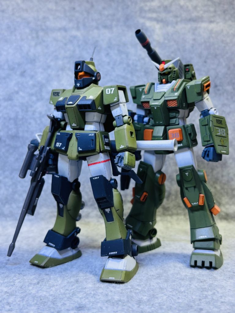 ジムスナイパーカスタム　旧キット　ミキシング