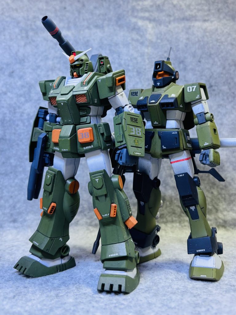 MSV フルアーマーガンダム　旧キット　ミキシング