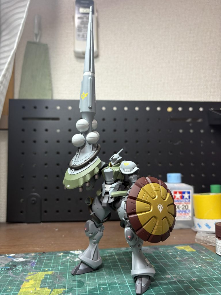 ハクジも装備。デカすぎて撮影スペースに収まらん！！！