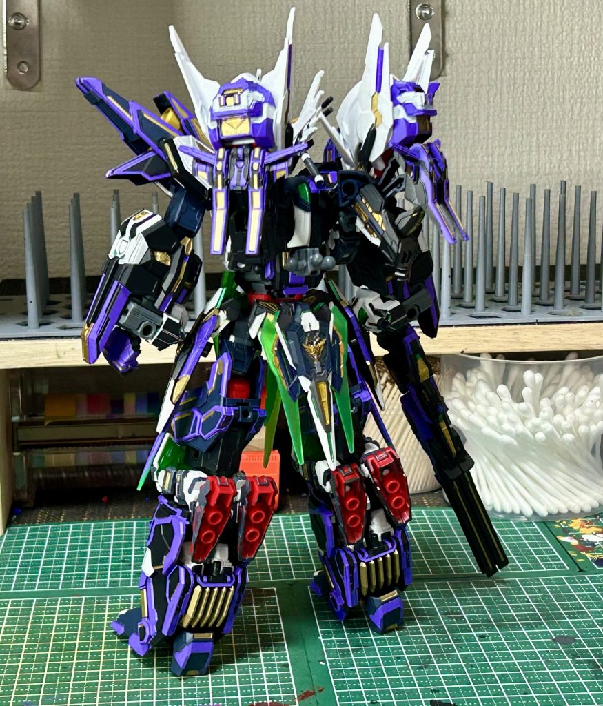 背面結構好きなんですよね‥足の部分一部手抜きですが‥( ﾟ∀ﾟ)ｱﾊﾊ