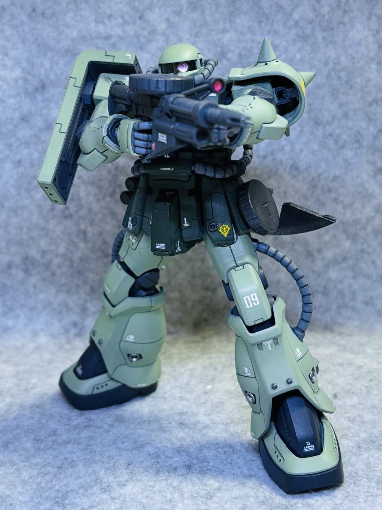 何気に前面腰アーマーも分割したので、脚開いてもいい感じ👍最後までご覧いただきありがとうございました🙇‍♂️