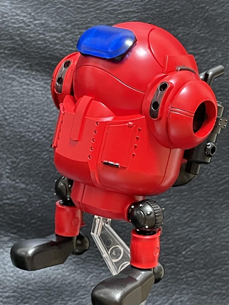 ここまでご覧頂きありがとうございました♪お気づきの方もいるかと思いますが、モチーフはAm○ng USのキャラクターです。それっぽく出来てれば幸いです。なんか最近は赤い機体の作成が多いような気がしますねwそれではまた〜👋