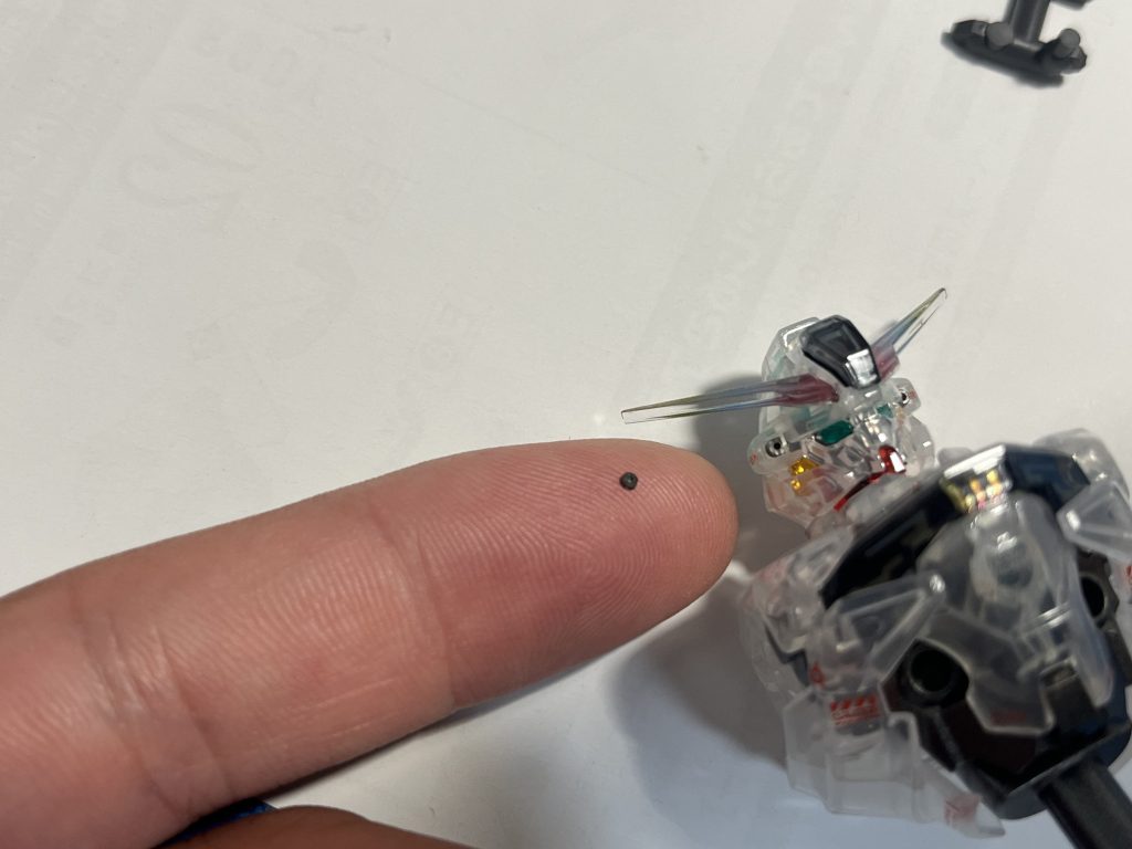 指の上、作り直したバルカンです。