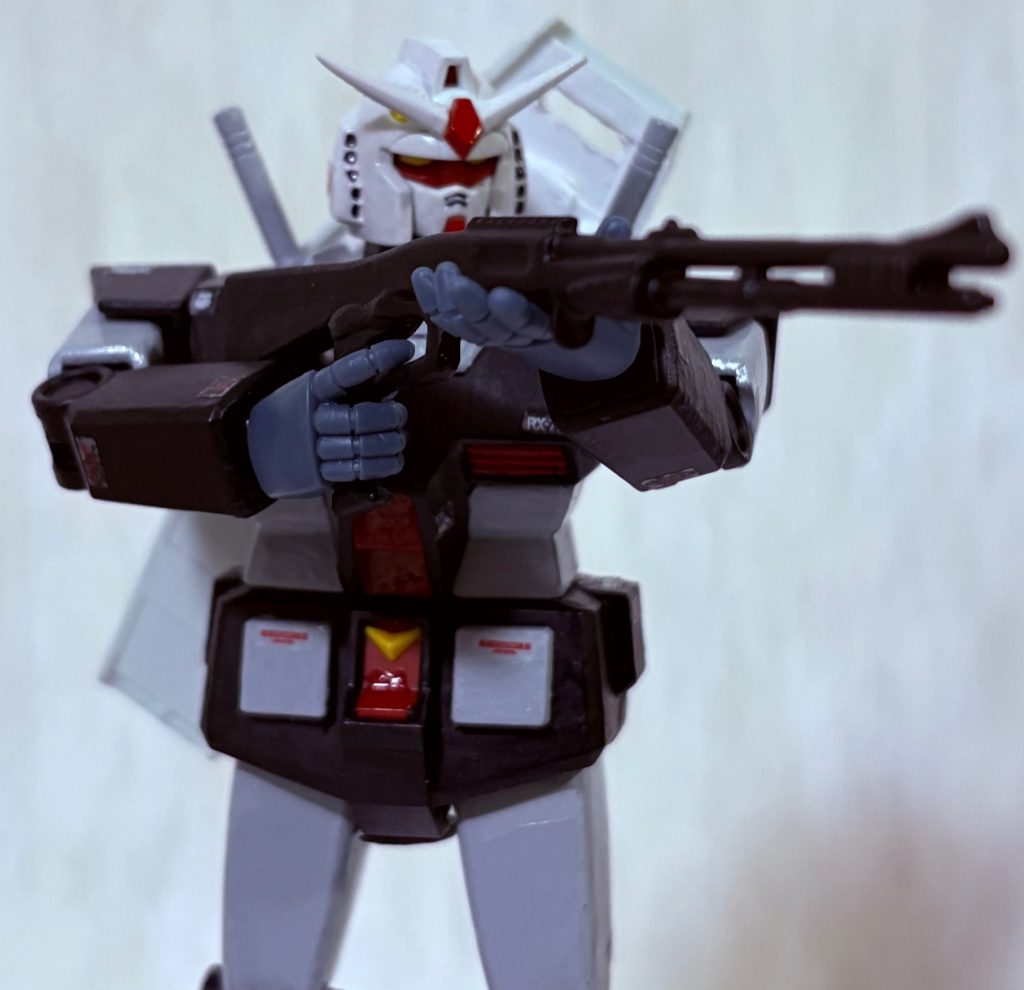 ダイソーの改造ショットガンもやっぱり似合う。