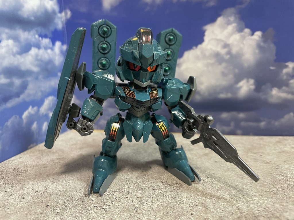 グリーンは王道の量産イメージで！ファンネルパーツ最近見なくなりましたね…再販して欲しい…