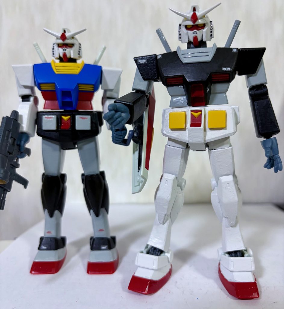 いちおう同じジョイントを使っているので、交換が可能。あんまり意味ないけど（笑）。