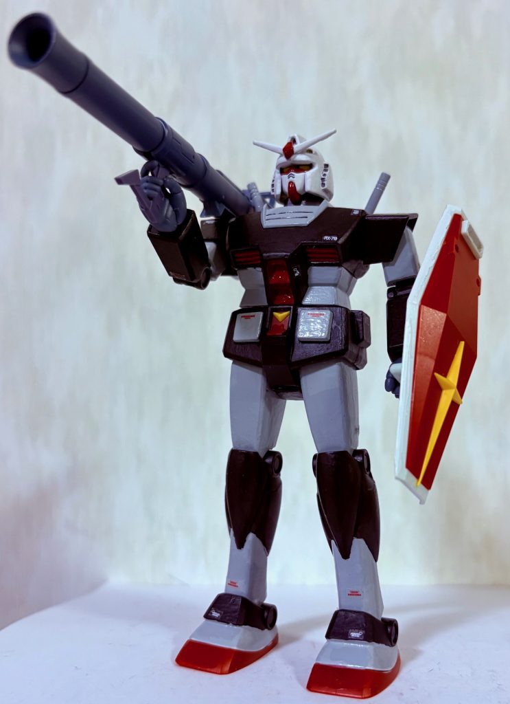 1/100旧キットのパケ絵風。なんかこう渋いな。