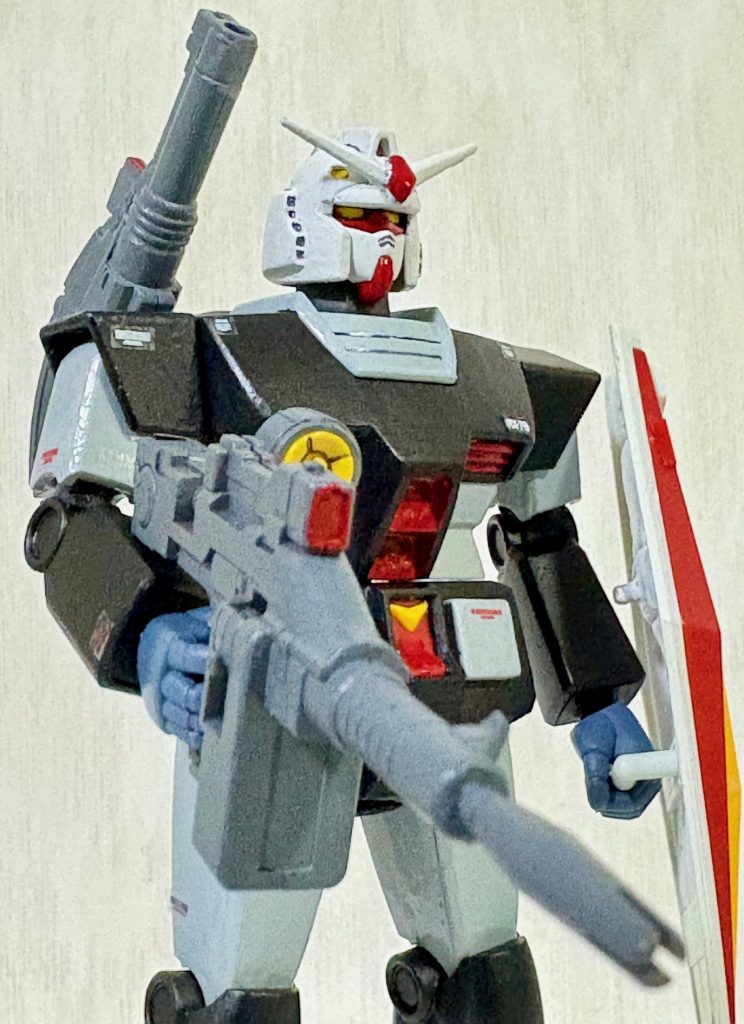 改造リバイバルガンダム（プロトタイプ風カラー）で遊んでみた。