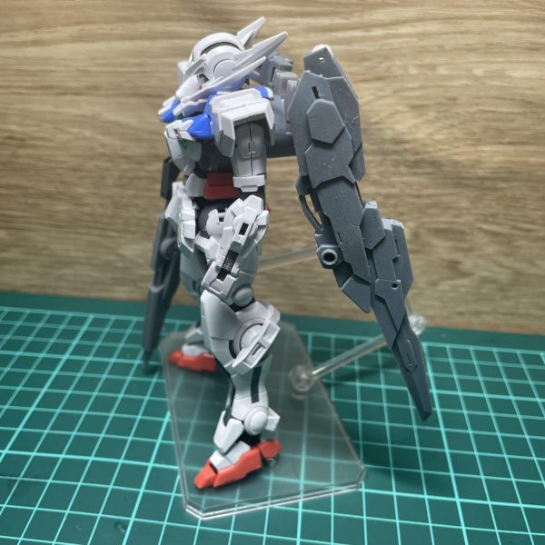 GNバインダーは1.5ガンダムとリボーンズガンダムとプロトGNツインブロードブレイドをミックスした感じにしています！明日までには右バインダーを完成させたい。（3枚目）
