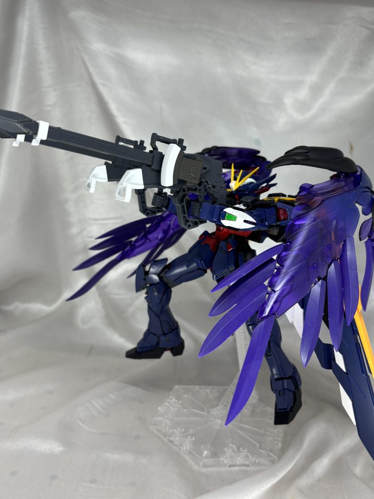 マキシマムシュート！写真的に画角はいらないので前翼おろしてますが実際は上にはね上げて機械翼がちゃんと見える構成にしてます。