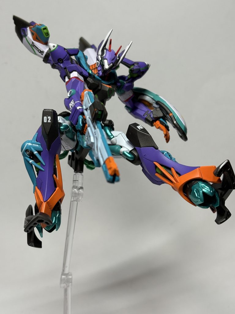 ライフルカラーリングはロボット魂を参考にしました。