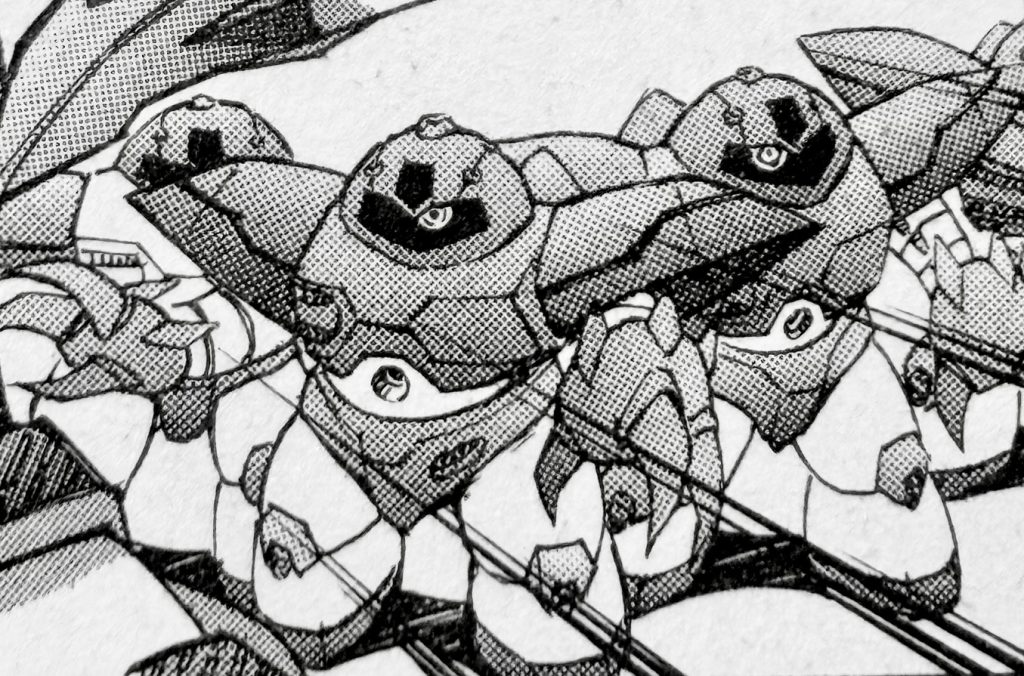 作品名：ジークアクス版ゴッグのご先祖様？<p>ジークアクスにチョイ役で登場したゴッグだが、実は2003年にコミックボンボンで連載していた「武者○伝Ⅲ」の敵キャラによく似た奴がいた。 外見がジークアクス版にかなり近いが、ガンダムSEEDシリーズに登場しても違和感のない […]</p>
