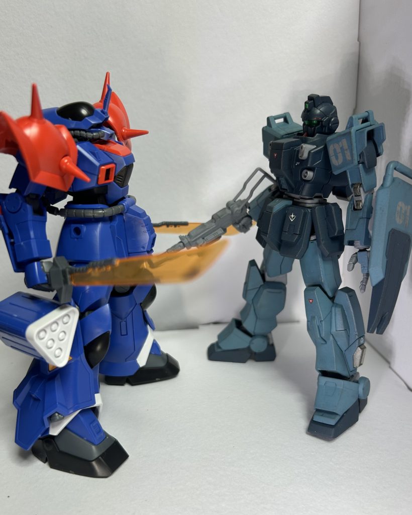 EXAM同士は引かれ合う！偶然手に入ったイフリート改(素組)と…！……こうして見るとイフリート改のが強そう…！？