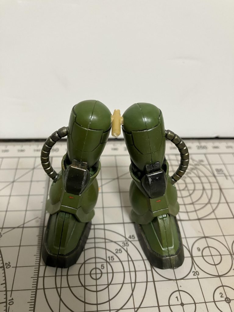 足をつけてみる。いい感じ