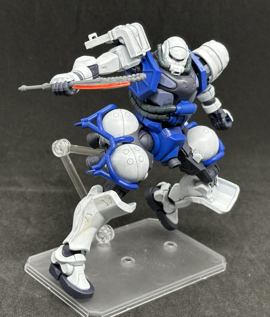 ヒートホークはグラデーションっぽく塗装筆だから知れてるけど雰囲気は出せたと思ってる