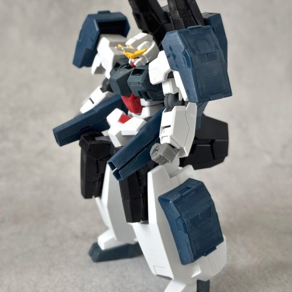 セラヴィーガンダム GNHW/B updating!全塗装の掘り直しとヤスリがけ終了。ダブルオーセカンドシーズンで1番好きな機体なので、気合い入れて頑張ります😤（3枚目）