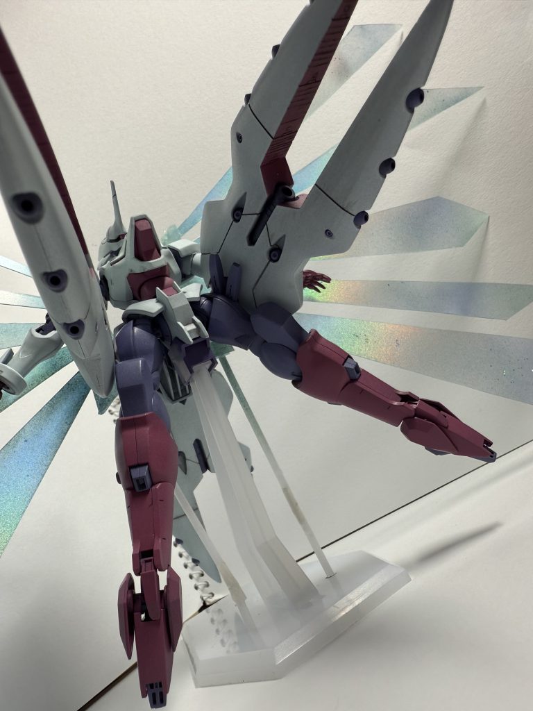 スカートファンネルの模様もシールを使わずに頑張りました！