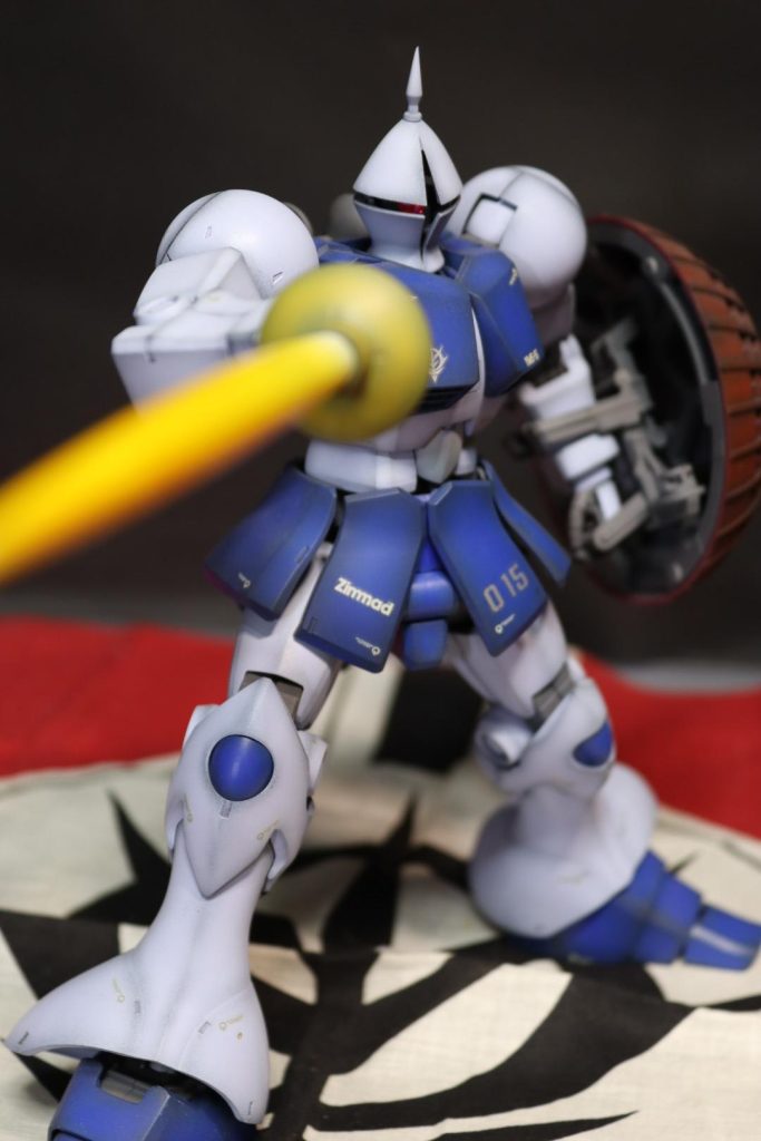 さて、来てもらおうか…ガンダム当時からの黒立ち上げ塗装。