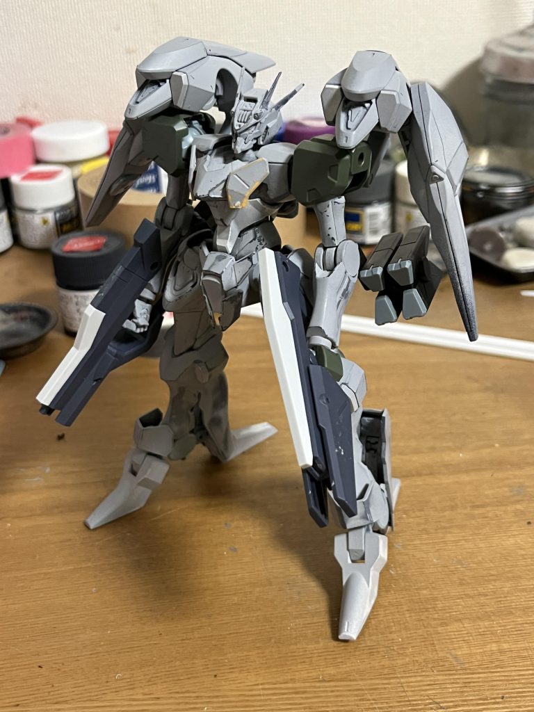 拡張武器のビームカリヴァを持たせる予定でしたが、バランスが崩れるので断念。