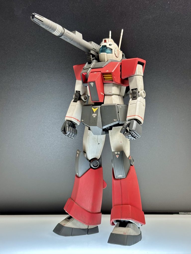 陸戦タイプと想定してうっすらウォッシング仕上げにしました。