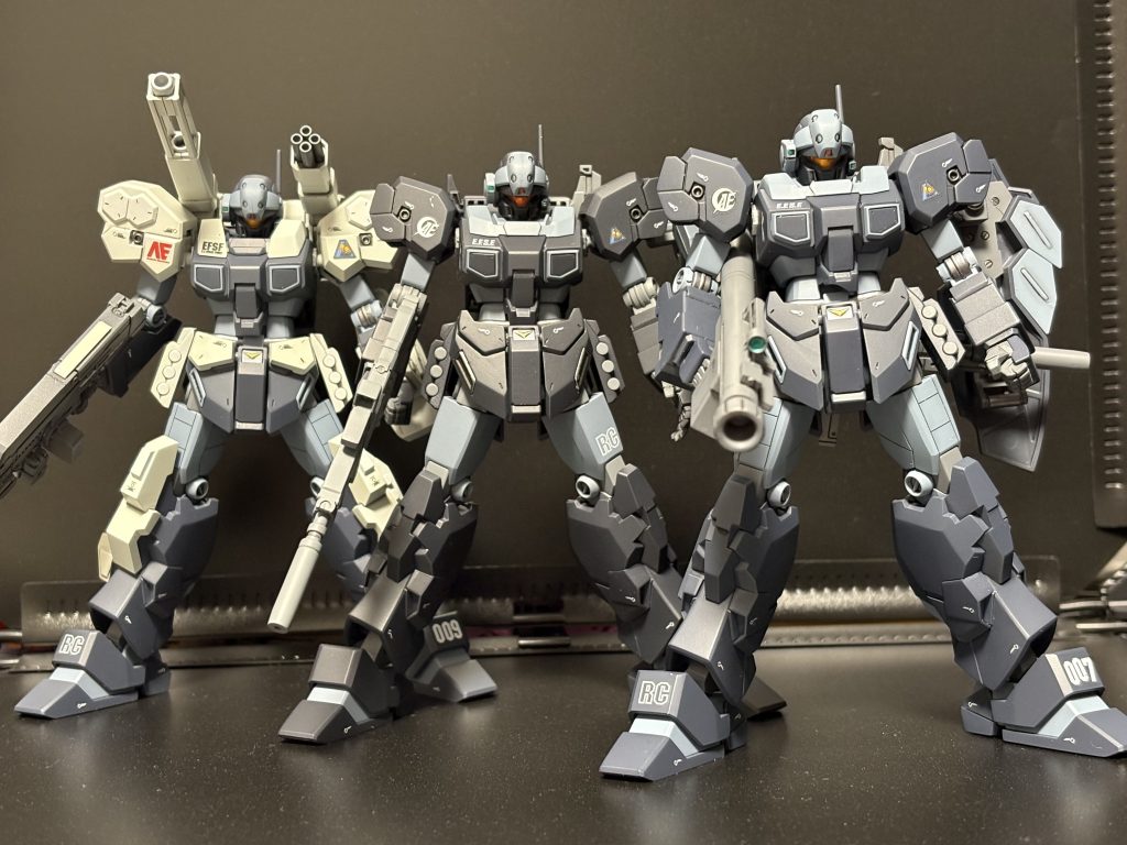 というわけで、トライスター完成。しばらくはジェスタはいいな。