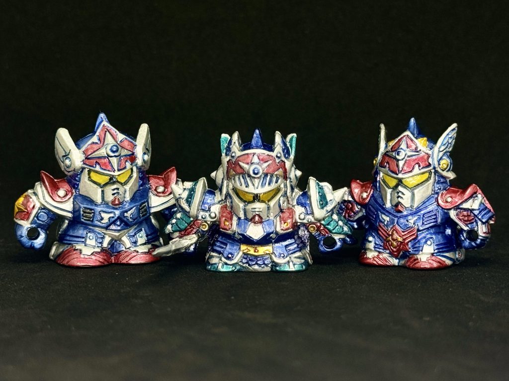 ノーマル、Gアーマー、フルアーマーの3ショット！