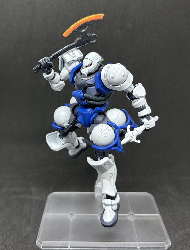 U.C.0079から据え置きだと面白くないので追加武装としてヘビーヒートホーク、海ヘビを装備