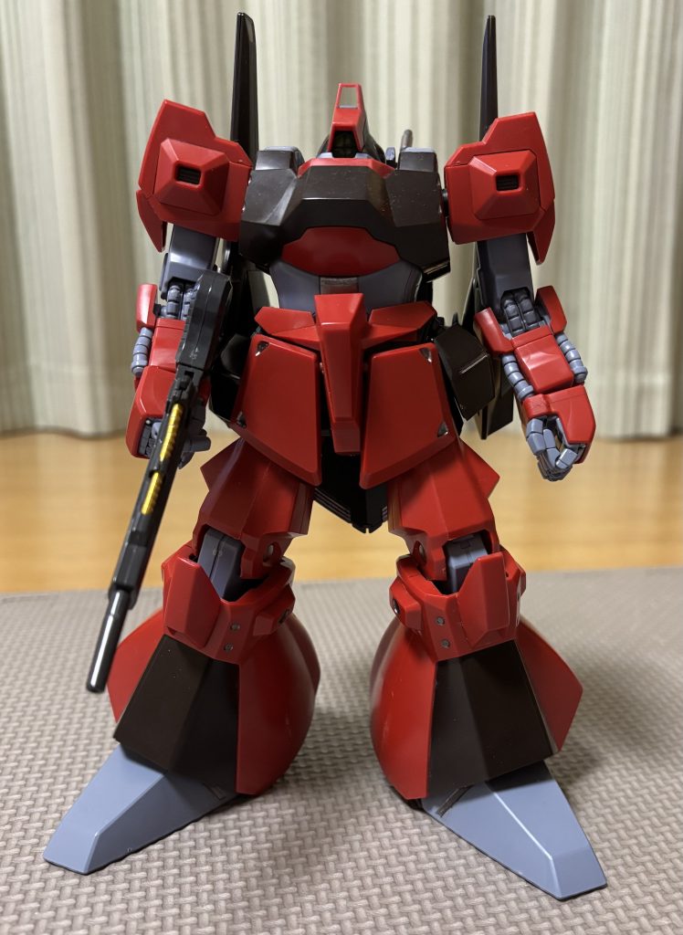 百式1.0のビームライフルを装備させてみましたモビルスーツはライフルを装備させたい以下、各部　筋、バーニア、ビームピストル等のディティールアップさせた写真を上げます 