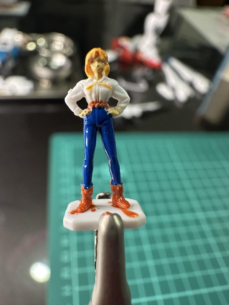 MGのキャラ塗りミッションにも挑戦