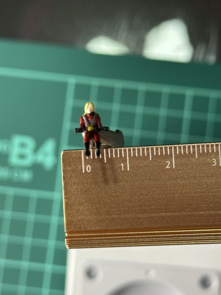 ミリアルドも筆塗りして搭乗しております！