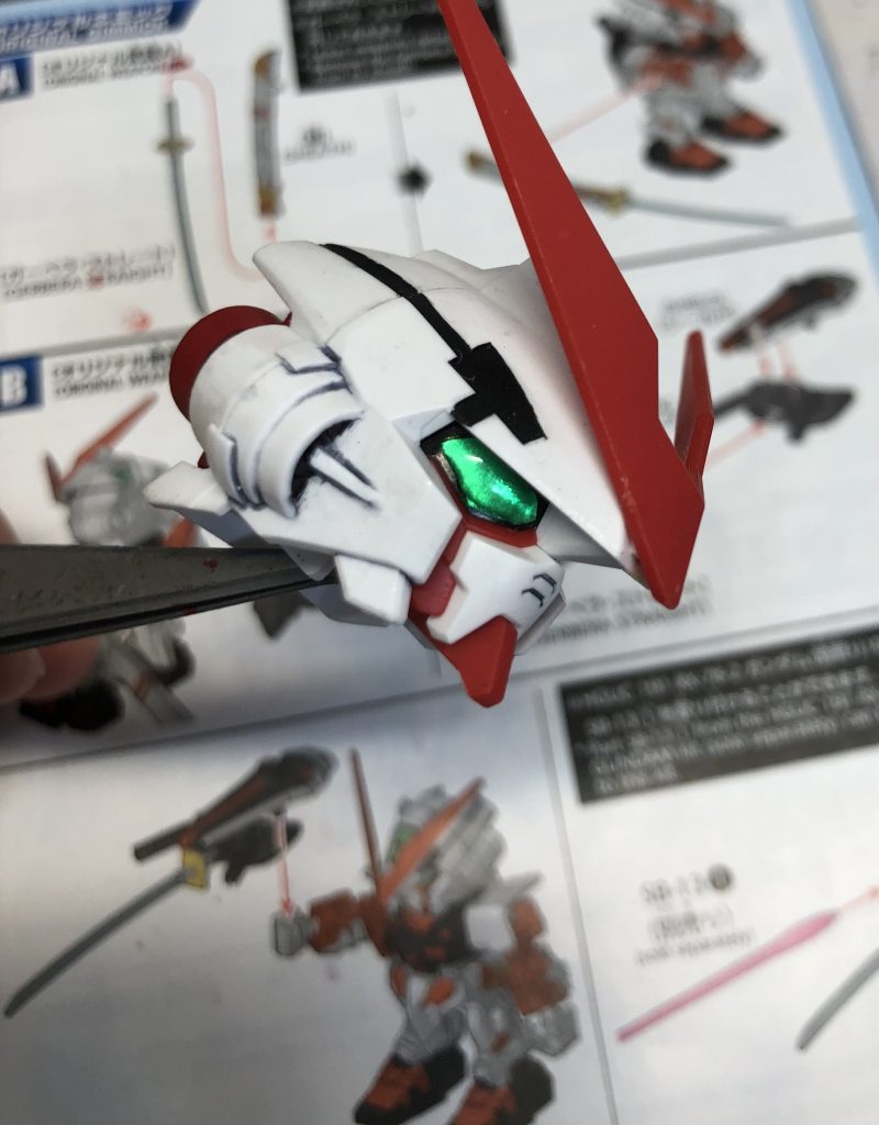 前と同じ様にシールにレジンを乗せましたトップコート吹く時ここだけマスキングテープ貼ってたからちょっと曇っちゃったかな?