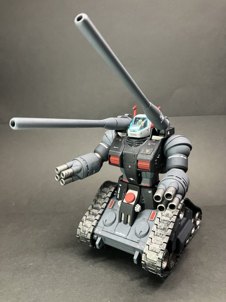 HGUCガンタンク　プロトタイプカラー筆塗り